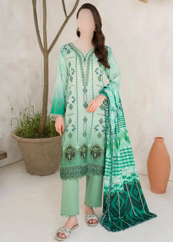 3 piece Stitched Suit- Embroidered (Pret) BBL-02012350