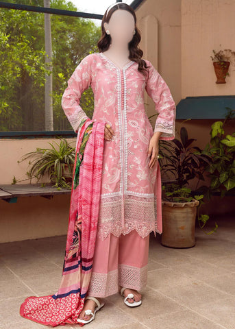 3 piece Stitched Suit- Embroidered (Pret) BPK-02012352