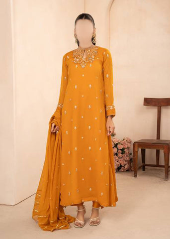 3 piece Stitched Suit- Embroidered (Pret) BYL-02012347
