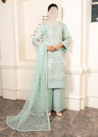 3 piece Stitched Suit- Embroidered (Pret) BBL-02012356