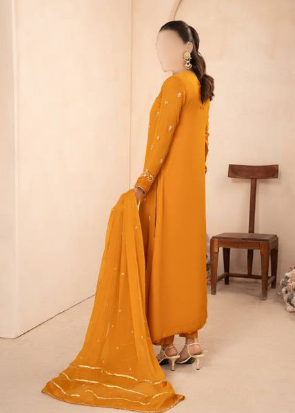 3 piece Stitched Suit- Embroidered (Pret) BYL-02012347