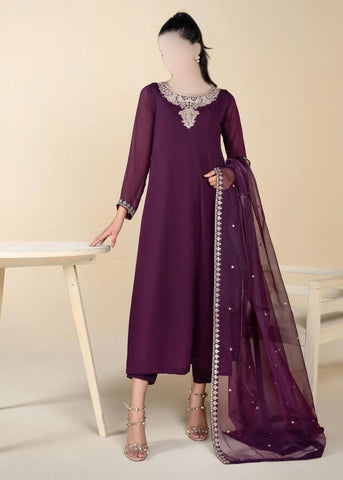 3 piece Stitched Suit- Embroidered (Pret) BPL-02012346