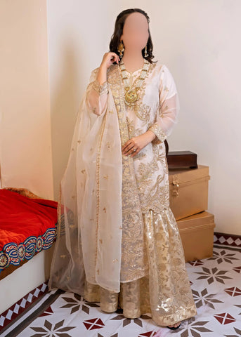 3 piece Stitched Suit- Embroidered (Pret) BGD-02012312